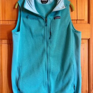 Patagonia Aqua Blue Fleece Vest